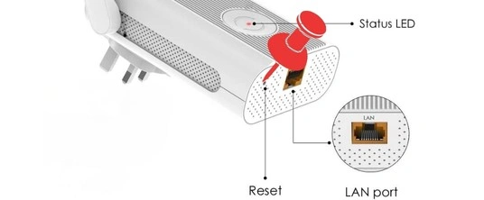 wavlink extender reset